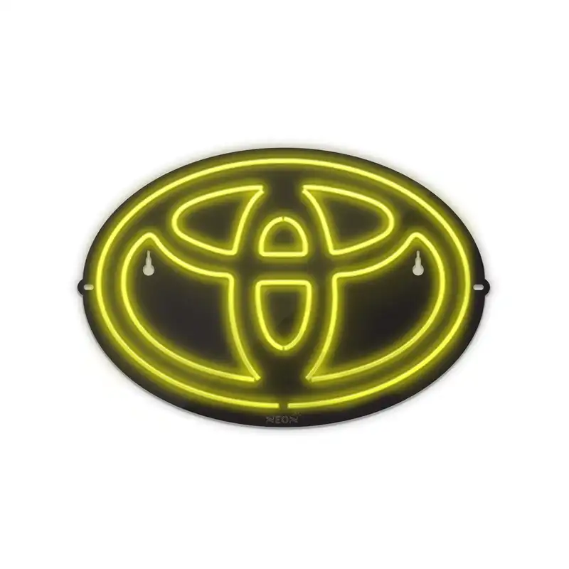 چراغ دیواری نئون دیزاین مدل Toyota-Logo-BL_YL