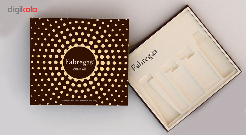 مجموعه ترمیم کننده موی فابریگاس مدل Argan مجموعه 5 عددی
