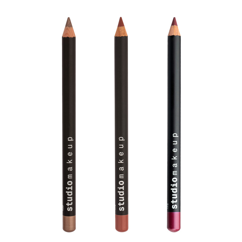 مداد لب استودیو میکاپ مدل Soft Romance مجموعه 3 عددی