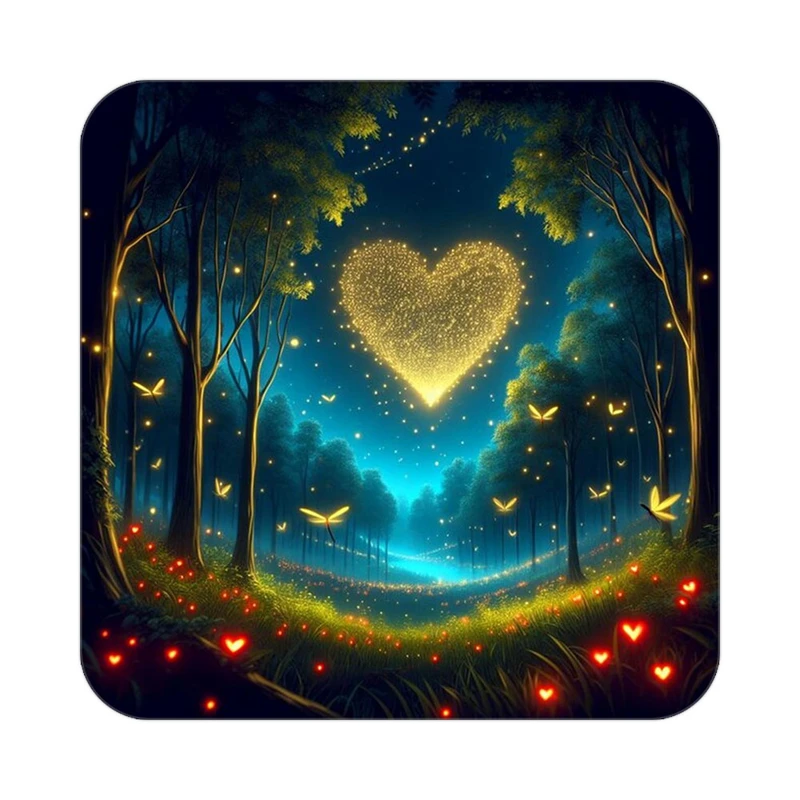 زیر لیوانی کاکتی مدل عاشقانه کد mp11779