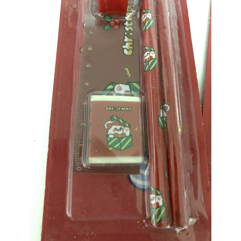 ست لوازم التحریر مدل فانتزی کد 002 بسته 4 عددی