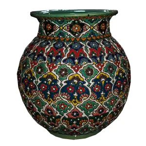 گلدان سفالی میناکاری مدل M102