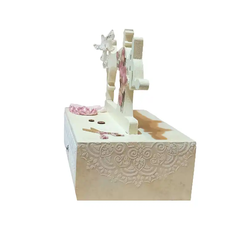 جعبه نخ و سوزن مدل چرخ خیاطی