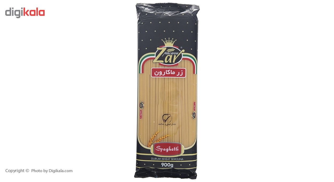 اسپاگتی قطر 1.5 زر ماکارون مقدار 900 گرم