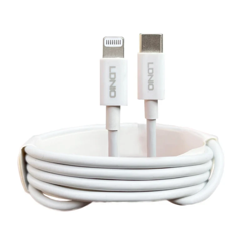 کابل تبدیل USB-C به لایتنینگ الدینو مدل 13pro Max طول 1 متر