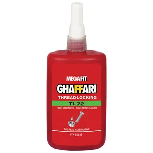 چسب قفل کننده رزوه  غفاری مدل MEGAFIT  TL 72 حجم 250 گرمی