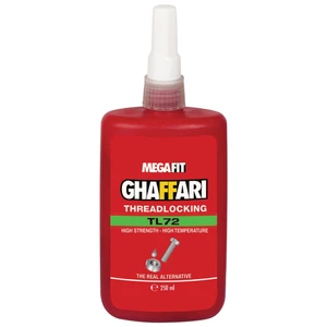 چسب قفل کننده رزوه  غفاری مدل MEGAFIT  TL 72 حجم 250 گرمی