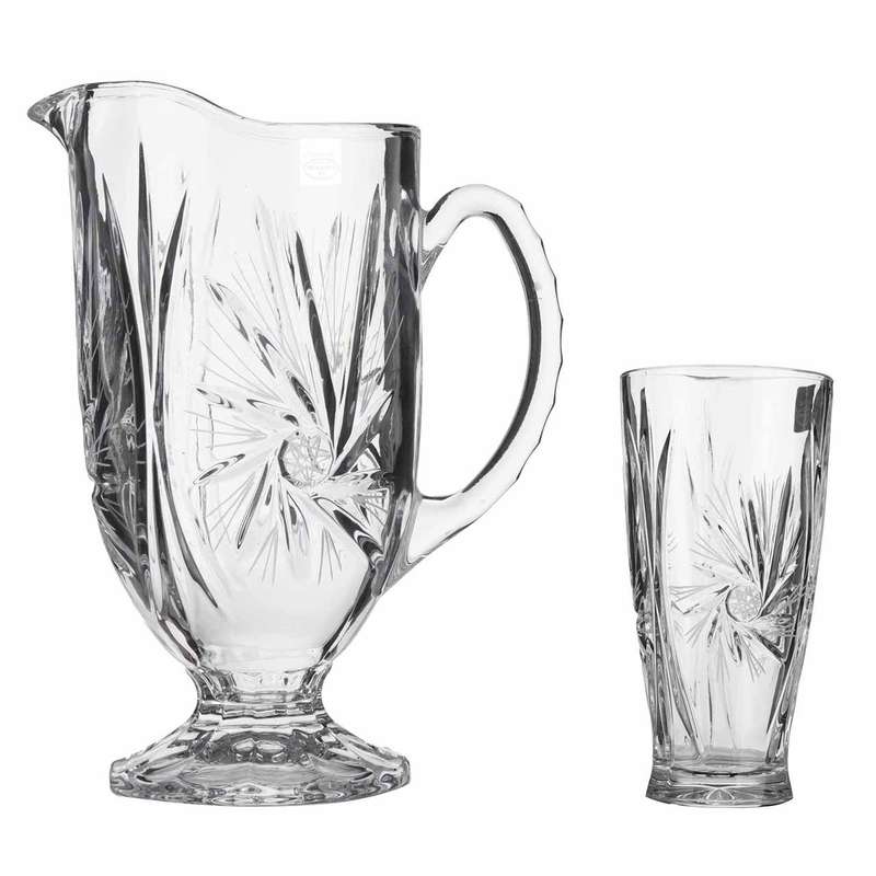 ست پارچ و لیوان بوهمیا کد SP35