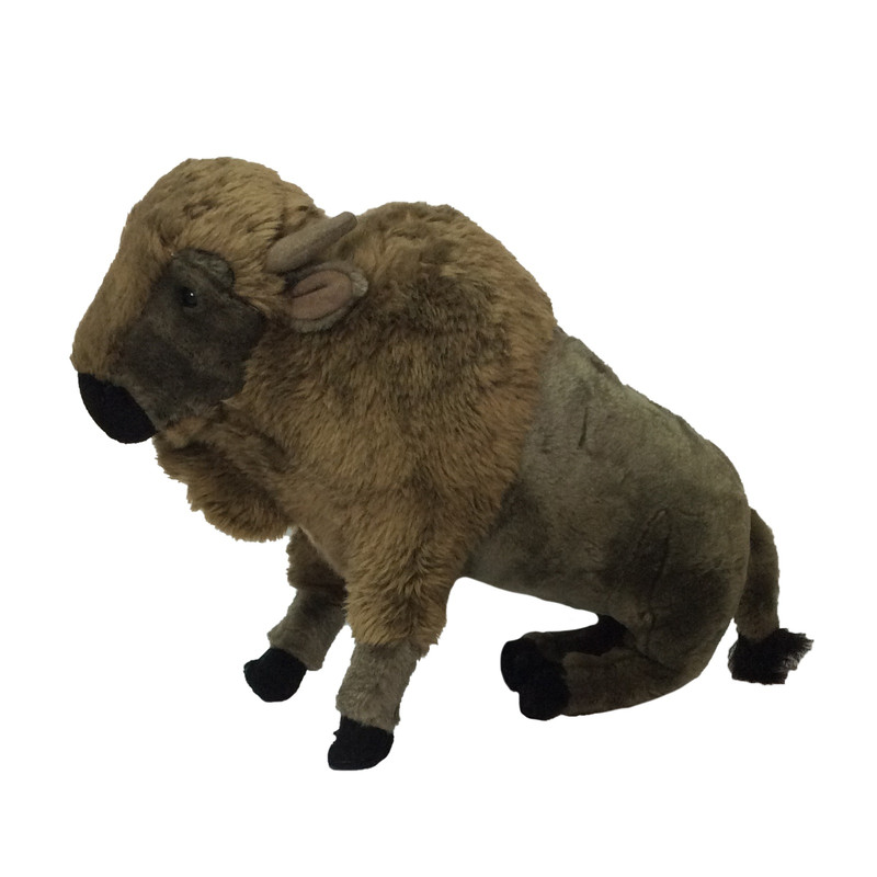 عروسک طرح گاو بوفالو مدل Wild Republic Buffalo کد SZ8/543 طول 38 سانتی‌متر