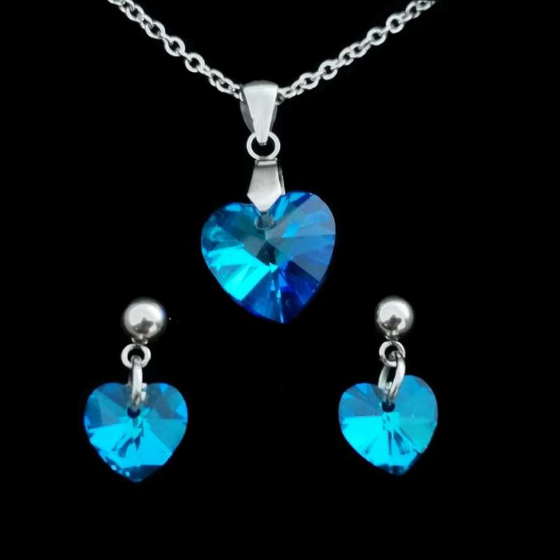 نیم ست زنانه مدل قلب