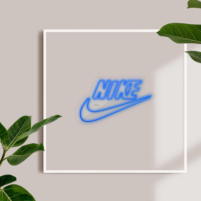 چراغ دیواری نئون دیزاین طرح Nike-Text_BL