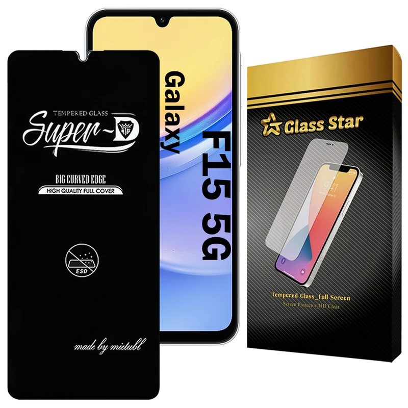 محافظ صفحه نمایش گلس استار مدل SUPERDNS مناسب برای گوشی موبایل سامسونگ Galaxy F15 5G