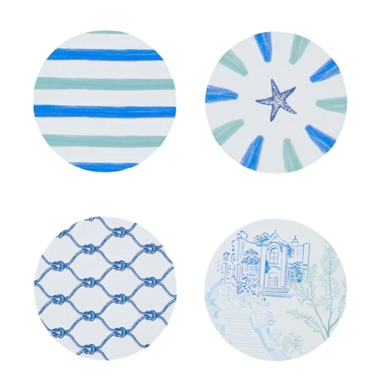 زیر لیوانی انگلیش هوم مدل Seafood بسته 4 عددی