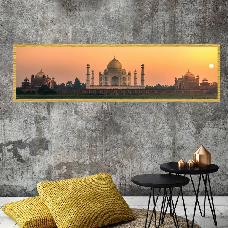 تابلو بکلیت طرح مسجد تاج محل هند مدل کشیده T-7511