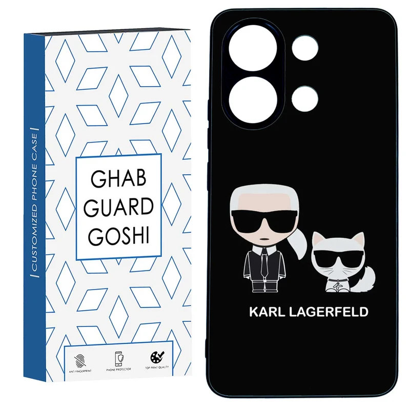 کاور قاب گارد گوشی طرح karl کد TPU-042 مناسب برای گوشی موبایل شیائومی REDMI NOTE 13 4G