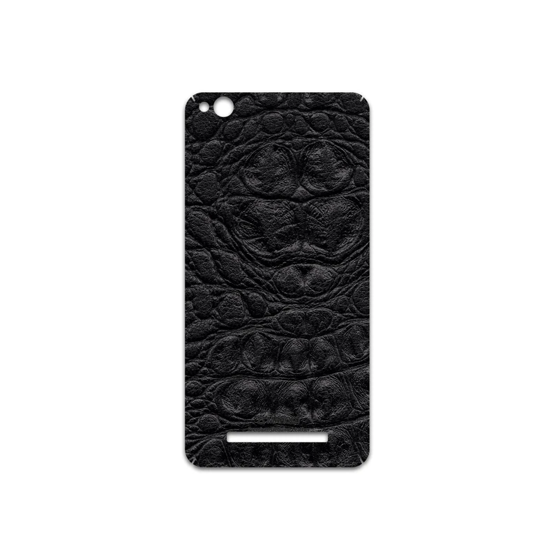 برچسب پوششی ماهوت مدل Black-Crocodile-Leather مناسب برای گوشی موبایل شیائومی Redmi 4A