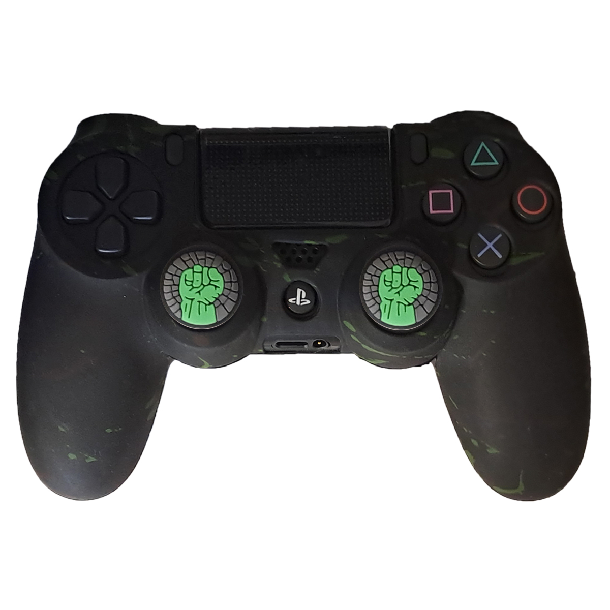 محافظ دسته پلی استیشن 4 مدل Black PS4163 به همراه روکش آنالوگ