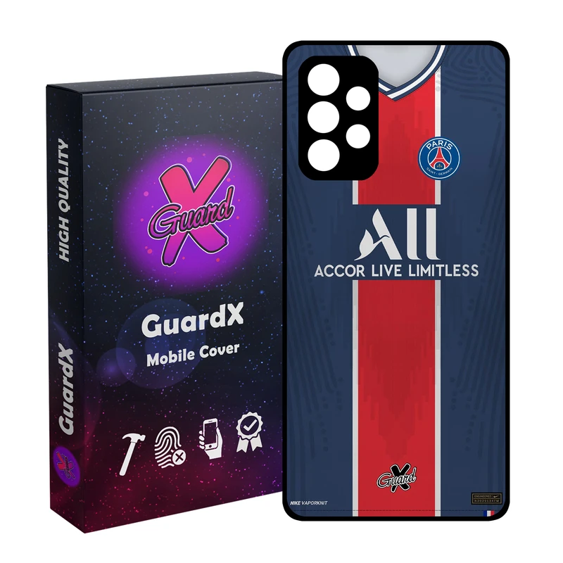 کاور گارد ایکس طرح PSG مدل Glass10255 مناسب برای گوشی موبایل سامسونگ Galaxy A73