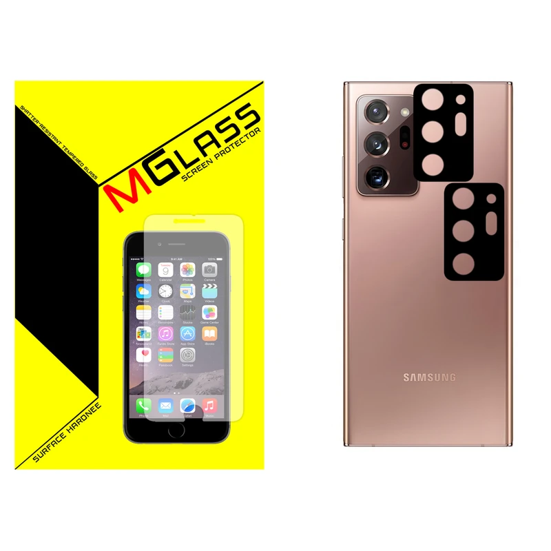 محافظ لنز فلزی دوربین ام گلس مدل MGL-02 مناسب برای گوشی موبایل سامسونگ GALAXY NOTE 20 بسته دو عددی