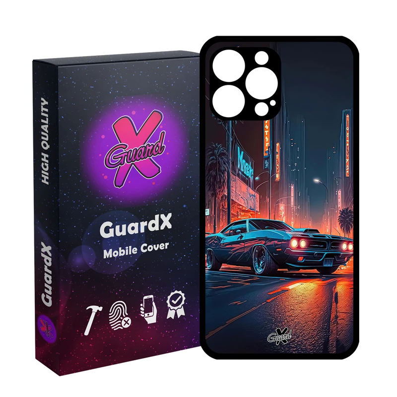 کاور گارد ایکس طرح ماشین مدل Glass10609 مناسب برای گوشی موبایل اپل iPhone 13 Pro Max