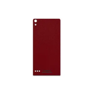 MAHOOT Red-Leather Cover Sticker for Huawei Ascend P6