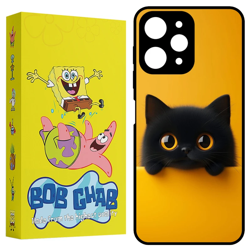 کاور باب قاب طرح گربه مدل BCPN12 مناسب برای گوشی موبایل شیائومی Redmi Note 12 4G