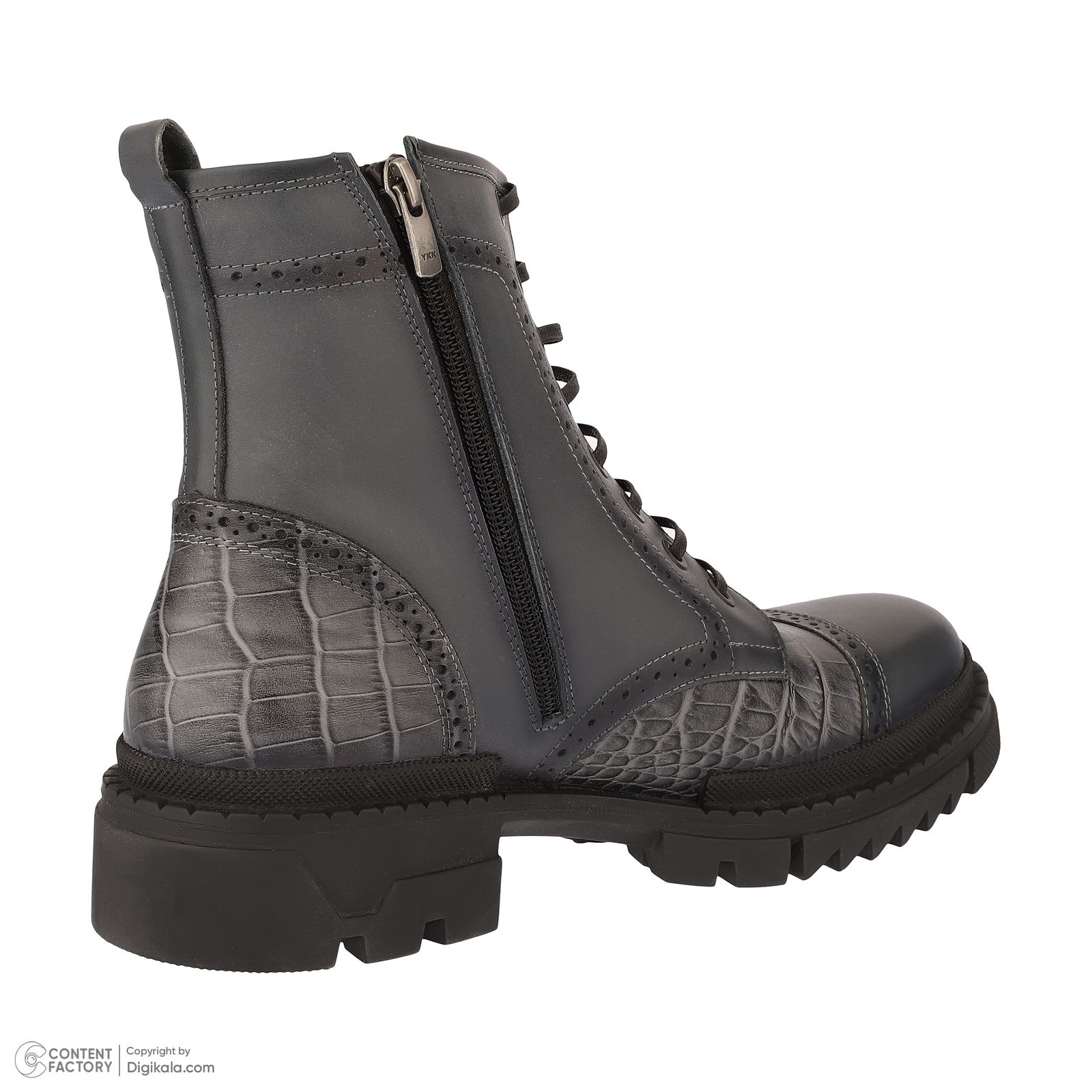 نیم بوت مردانه چرم مشهد مدل J6119-006 - - 10