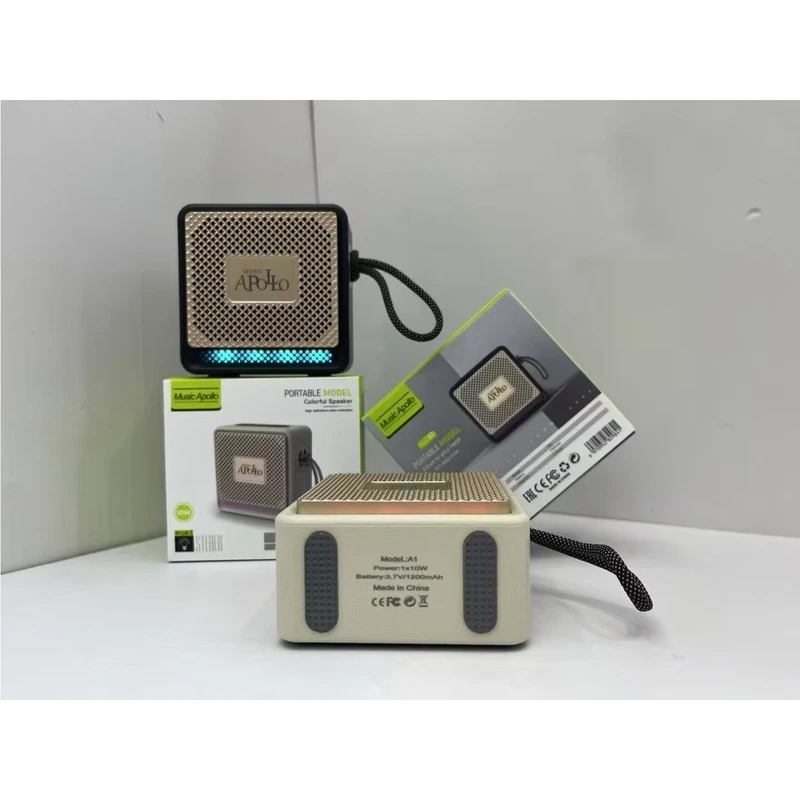 عکس شماره 8 : اسپیکر بلوتوثی قابل حمل موزیک آپولو مدل gena1