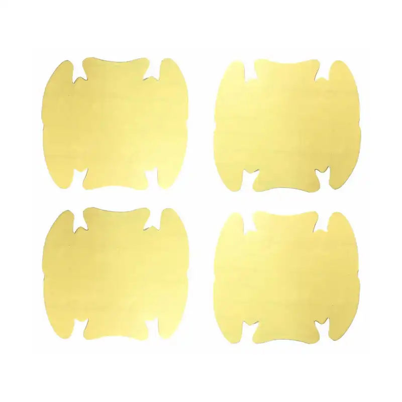 برچسب ضد خش زیر دستگیره درب خودرو مدل ستاره بسته 4 عددی