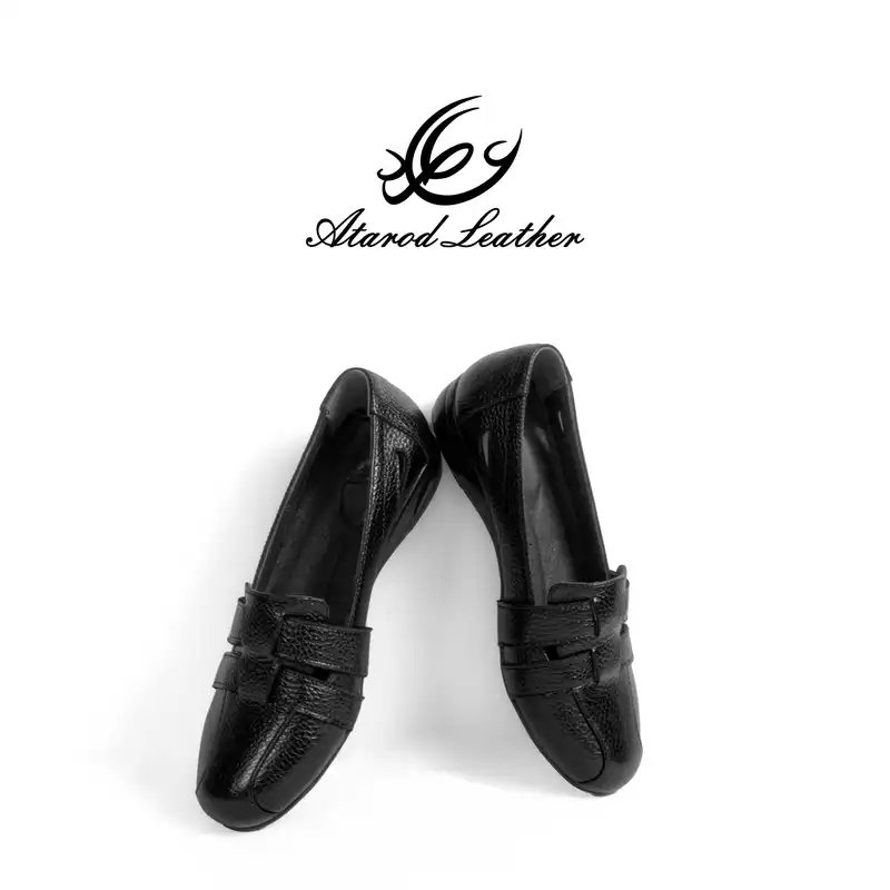 کفش روزمره زنانه چرم عطارد مدل چرم طبیعی کد SH177