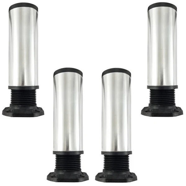 پایه کابینت مدل استام آلومینیومی L 12 بسته 4 عددی