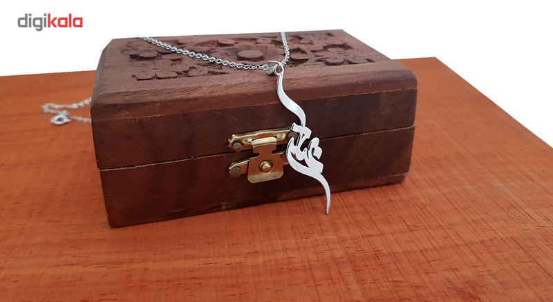 گردنبند نقره ترمه مدل اسم بهادر کد 114 گردنبند نقره ترمه مدل اسم بهادر کد 114