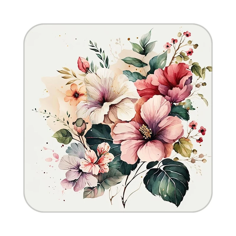 زیر لیوانی کاکتی طرح گل مدل mp17468