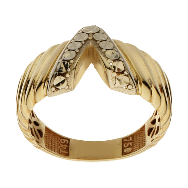 انگشتر طلا 18 عیار زنانه مایا ماهک مدل MR0696