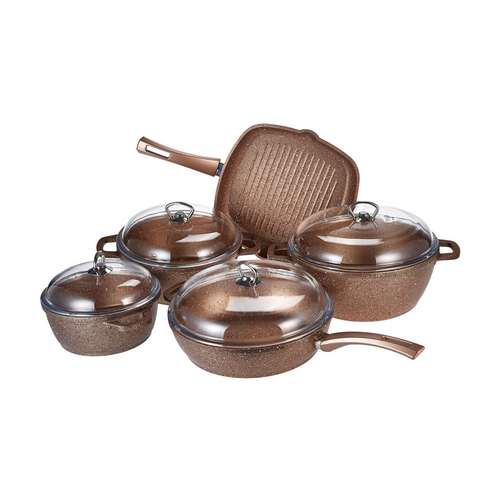 سرویس 9 پارچه قابلمه گرانیتی پنگوئن مدلDOKUM