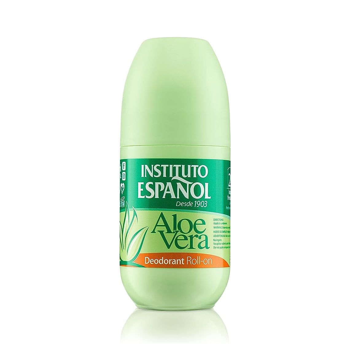 رول ضد تعریق انستیتو اسپانول مدل Aloevera حجم 75 میلی لیتر -  - 2