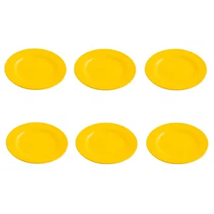 بشقاب غذاخوری مهروز مدل پردیس ماهان بسته شش عددی