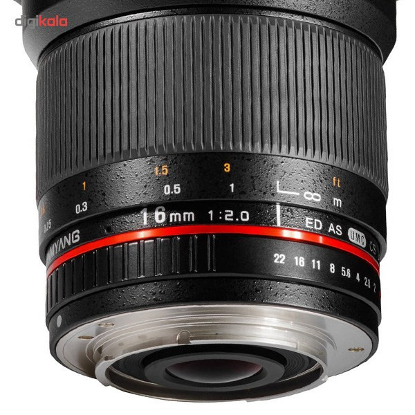 لنز سامیانگ 16mm f/2.0 ED AS UMC CS For Canon