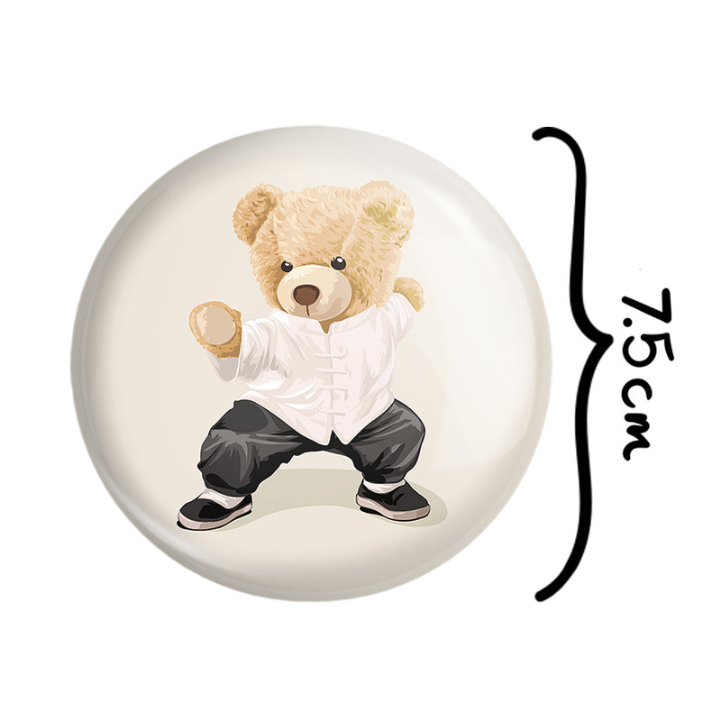 آینه جیبی خندالو طرح تدی Teddy مدل تاشو کد 26150