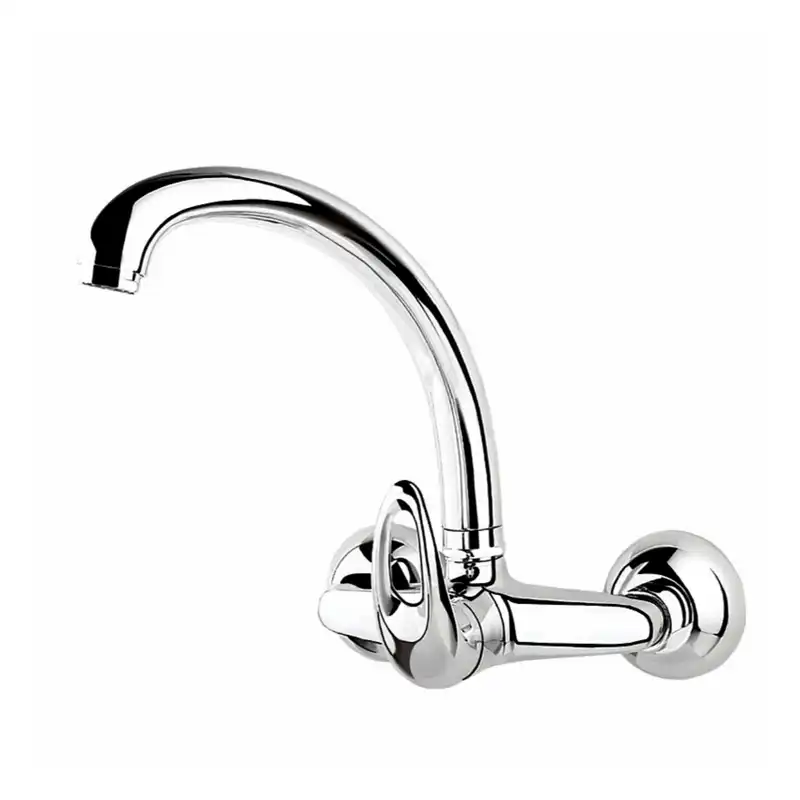 شیر آشپزخانه مدل دیواری رومکس هایبا به همراه علم یدک