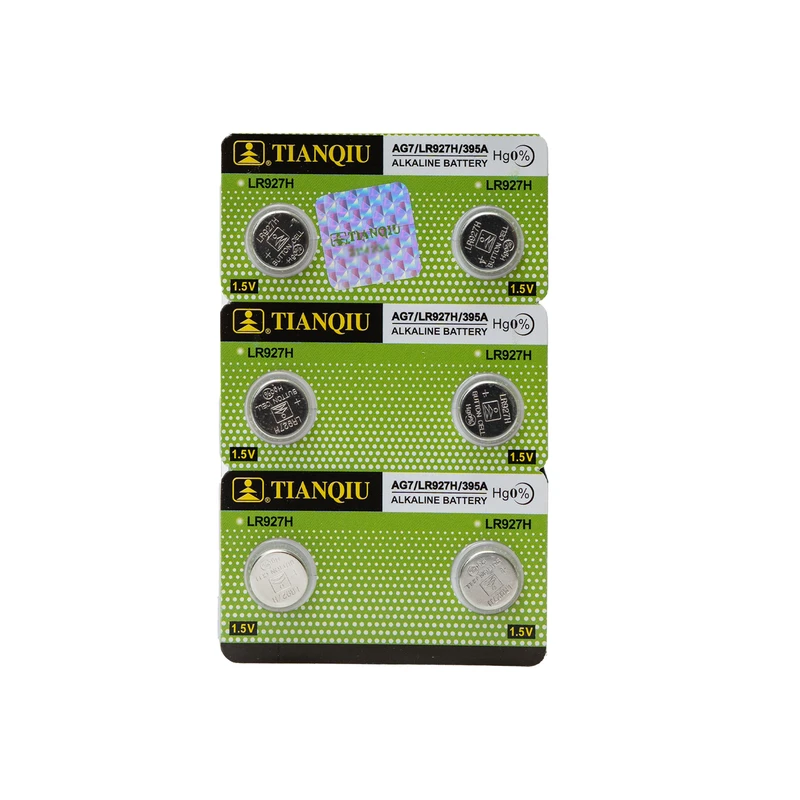 باتری ساعت تیانکیو مدل AG7 – LR 927 H Original  بسته شش عددی