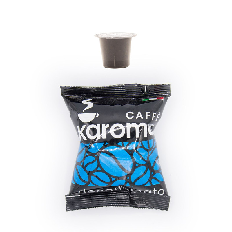 کپسول قهوه اسپرسو کاروما مدل Decaffeinato بسته سی عددی