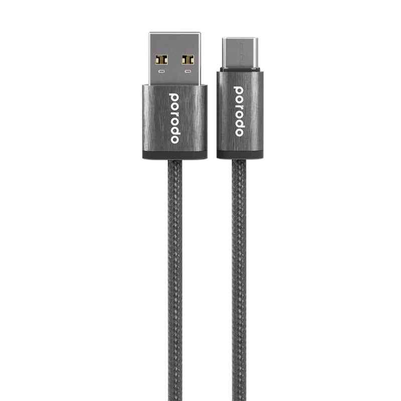 کابل تبدیل USB به USB-C پرودو مدل Woven طول 1.2 متر