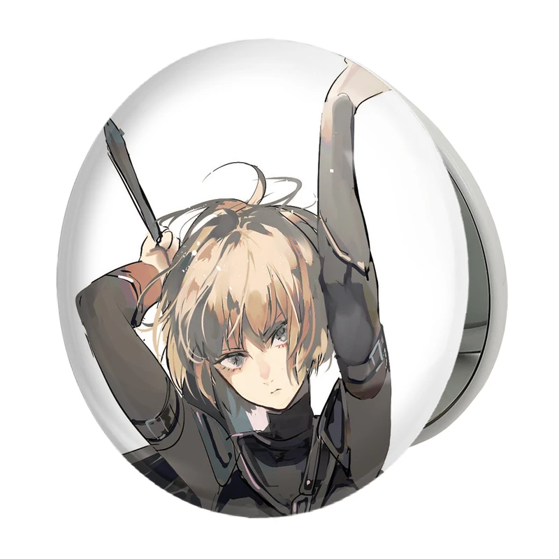 آینه جیبی خندالو طرح انیمه کلیمور مدل تاشو کد 33471