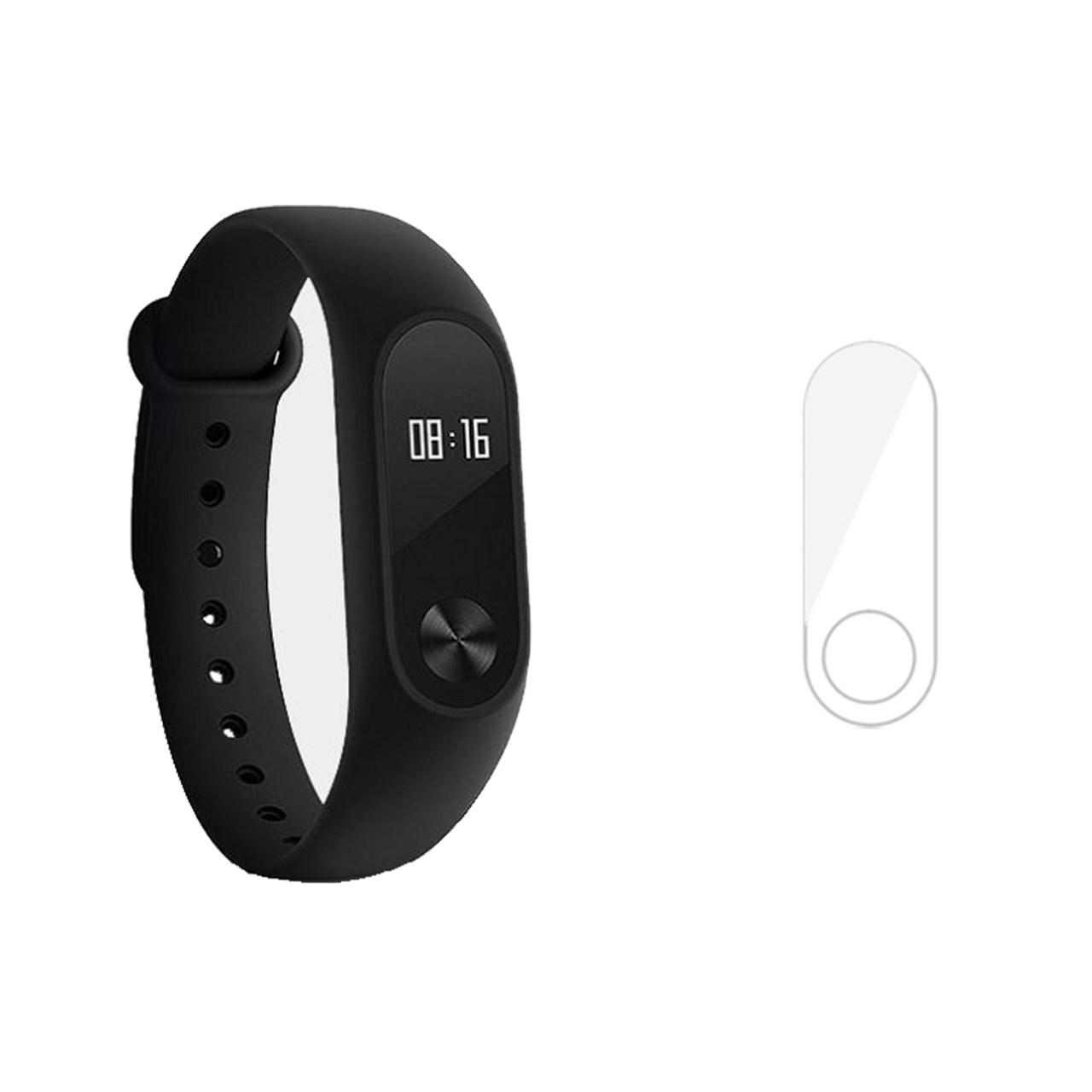 مچ بند هوشمند شیائومی مدل Mi Band 2 به همراه  گلس