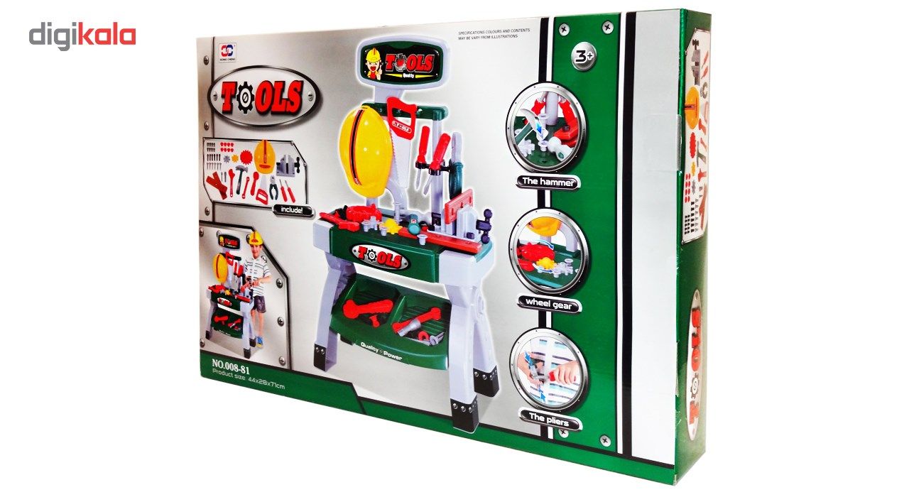 میز ابزارآلات اسباب بازی مدل Tools Play Set 008-81