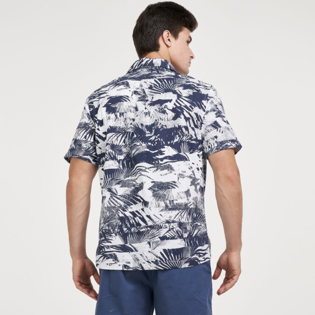 پیراهن آستین کوتاه مردانه تیمبرلند مدل Eastham River Poplin Summer