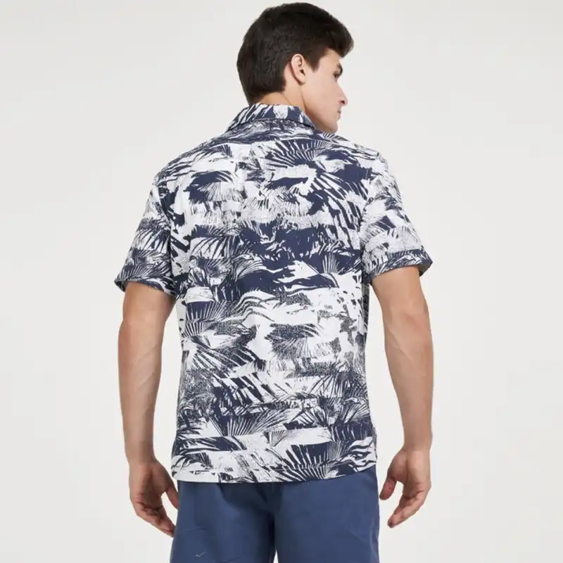 پیراهن آستین کوتاه مردانه تیمبرلند مدل Eastham River Poplin Summer