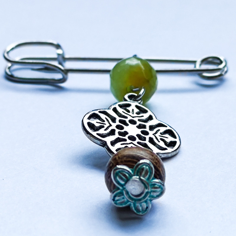 سنجاق سینه زنانه مدل جنگل