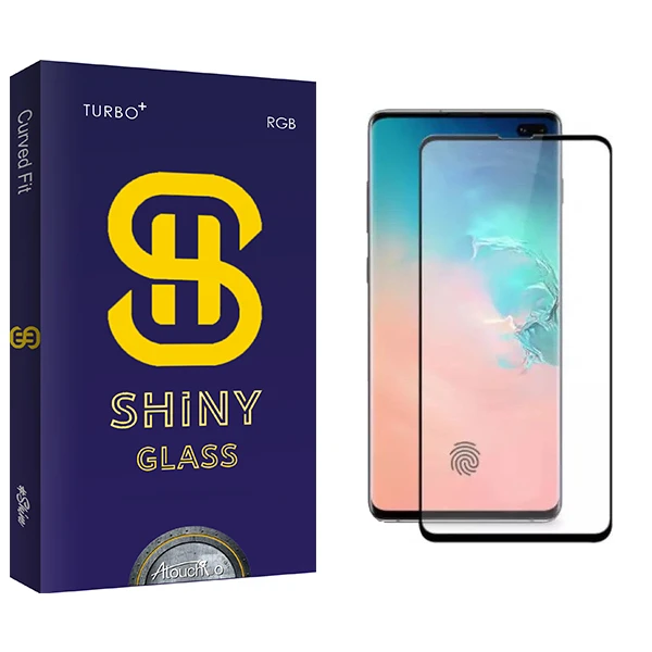 محافظ صفحه نمایش شیشه ای آتوچبو مدل Shiny FLGL مناسب برای گوشی موبایل سامسونگ Galaxy S10 Plus